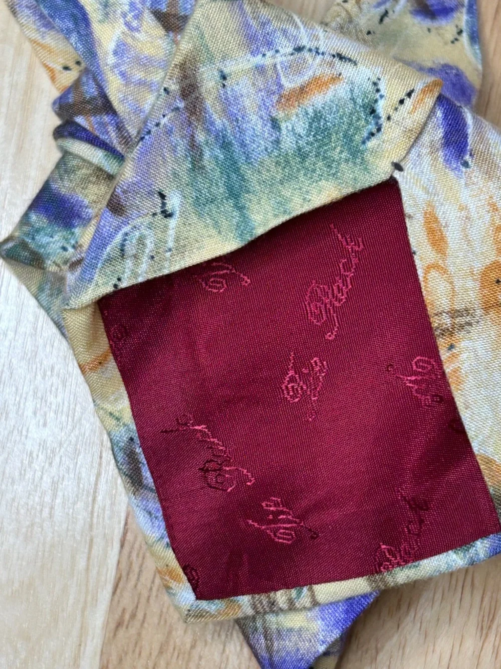 ‼️RARE‼️ Havana Fashion Abstract Pattern Multicolor Tie Viscose MADE in IRELAND!